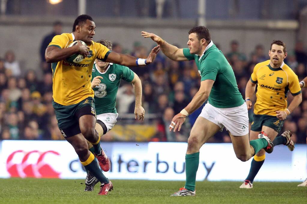 Injury blow: Tevita Kuridrani has been in outstanding form for the Wallabies. Photo: AFP