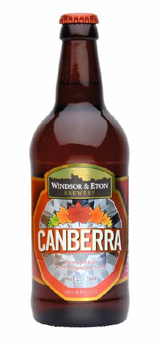 Canberra - a special jubilee beer created by a boutique brewery in the Queen’s default home town of Windsor, England.