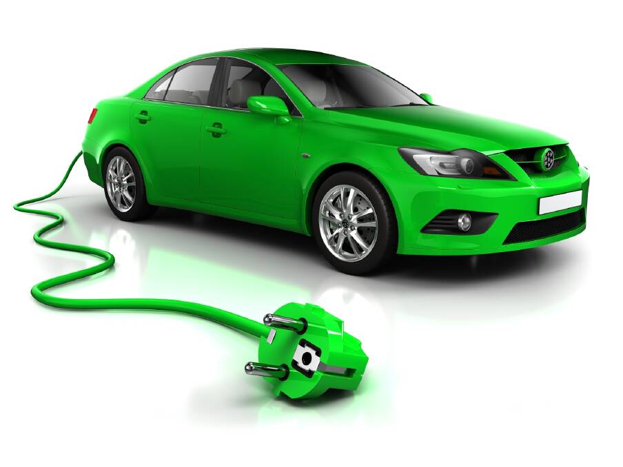 Eco-friendly plug-in car. Photo: theAllstateBlog