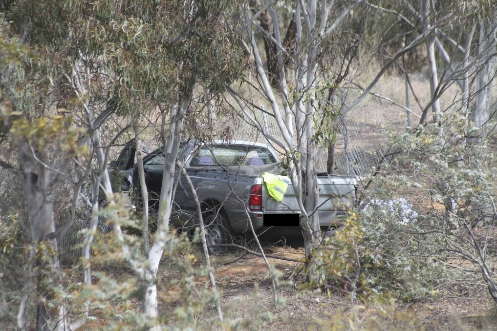 Fatal accident: A man has died after his car crashed on Lanyon Drive. Photo: Joshua Matic, Queanbeyan Age