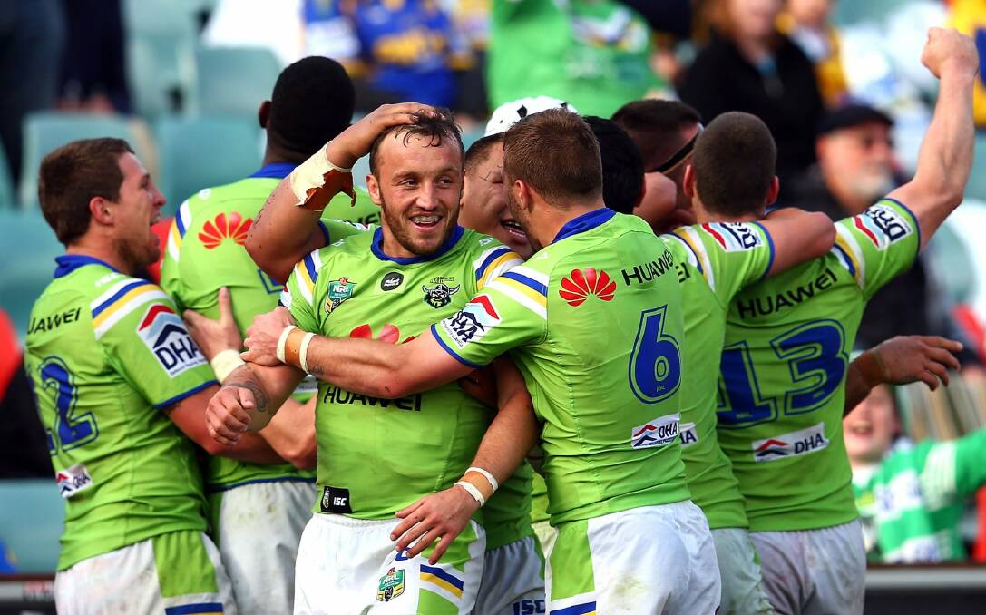 The Raiders should return to the NRL finals in 2016. Otherwise questions must begin to be asked. Photo: Renee McKay
