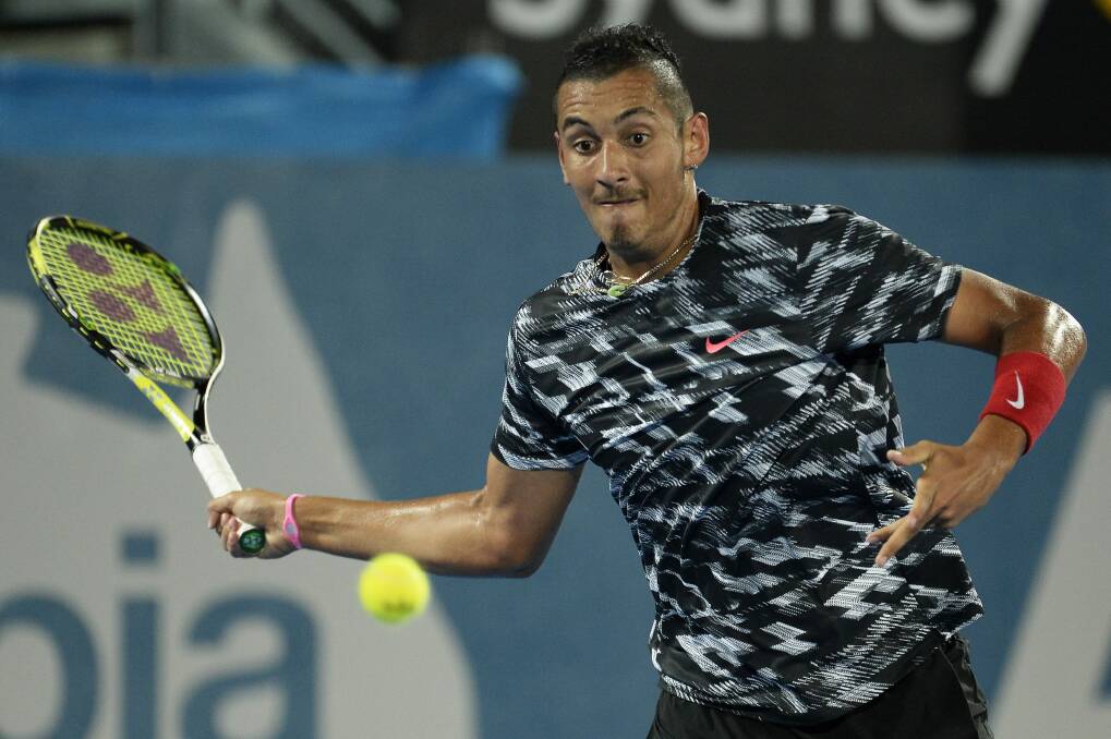 Nick Kyrgios has been warned to protect his body. Photo: Getty Images