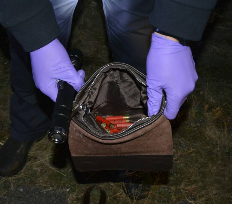 Police also took possession of shotgun shells. Photo: Supplied