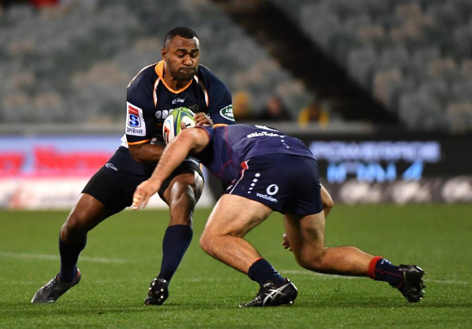 Tevita Kuridrani will celebrate his 100th Super Rugby game on Sunday morning. Photo: AAP