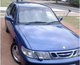 A Saab 9-3 that may be linked to the February shooting in Gowrie. Photo: ACT Policing