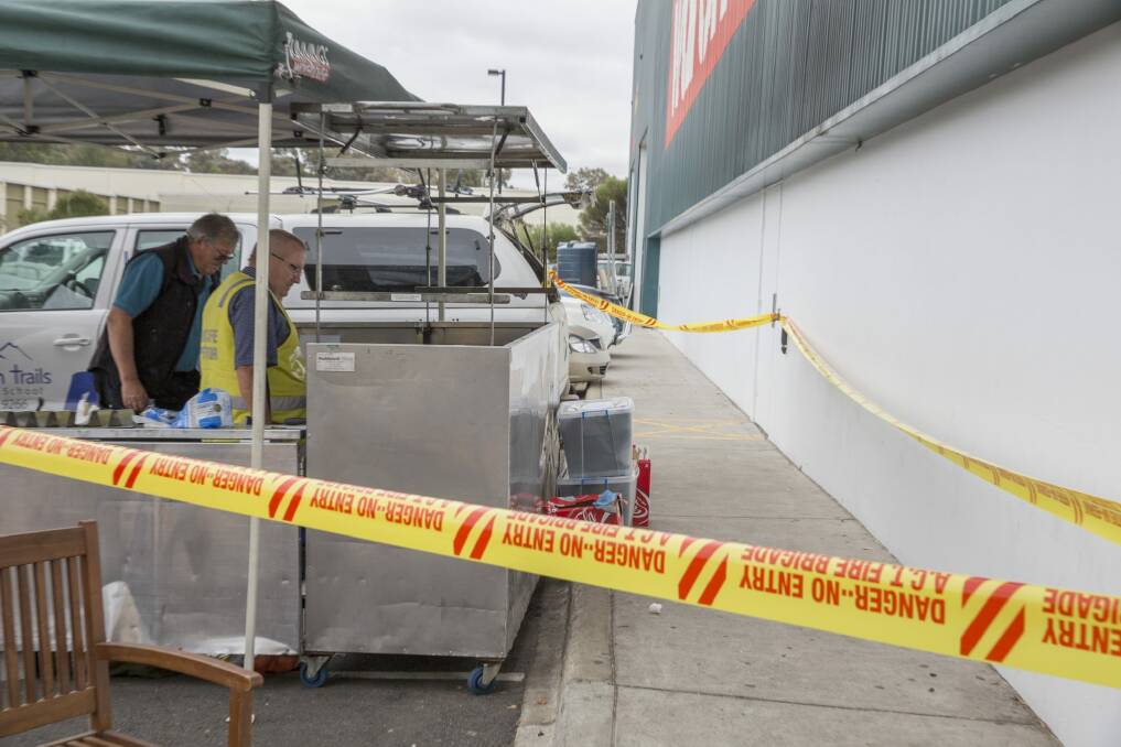 Three taken to hospital after Bunnings oil cannister ...