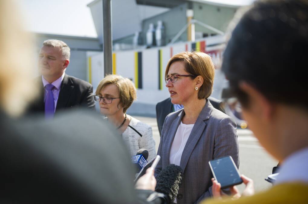 ACT Health Minister Meegan Fitzharris, who announced the independent review on Monday. Photo: Dion Georgopoulos