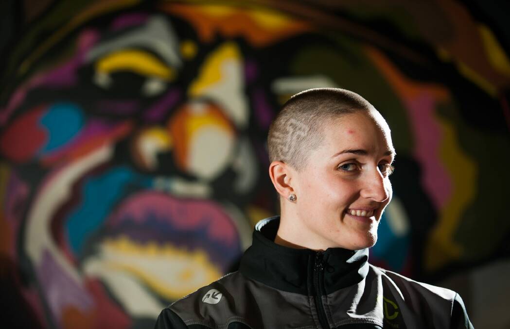 Shelley West wanted to shave her head to support her mother during cancer treatment but before she had a chance her mother passed away. Photo: Elesa Kurtz