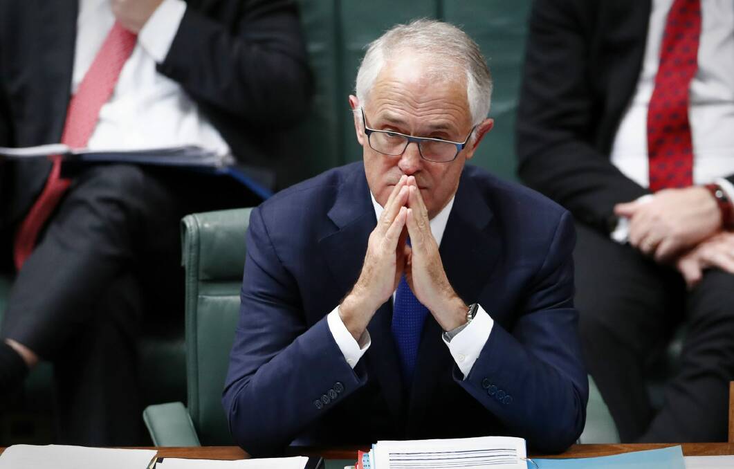 Prime Minister Malcolm Turnbull says Australia won't withdraw from the Paris climate change deal. Photo: Alex Ellinghausen