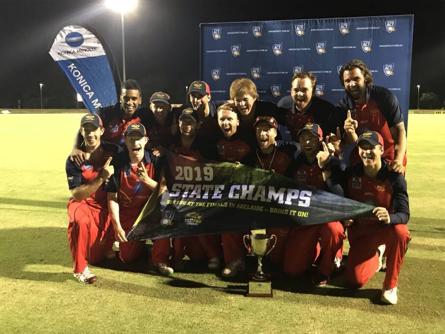 Tuggeranong won the Cricket ACT title in January. Photo: Caden Helmers