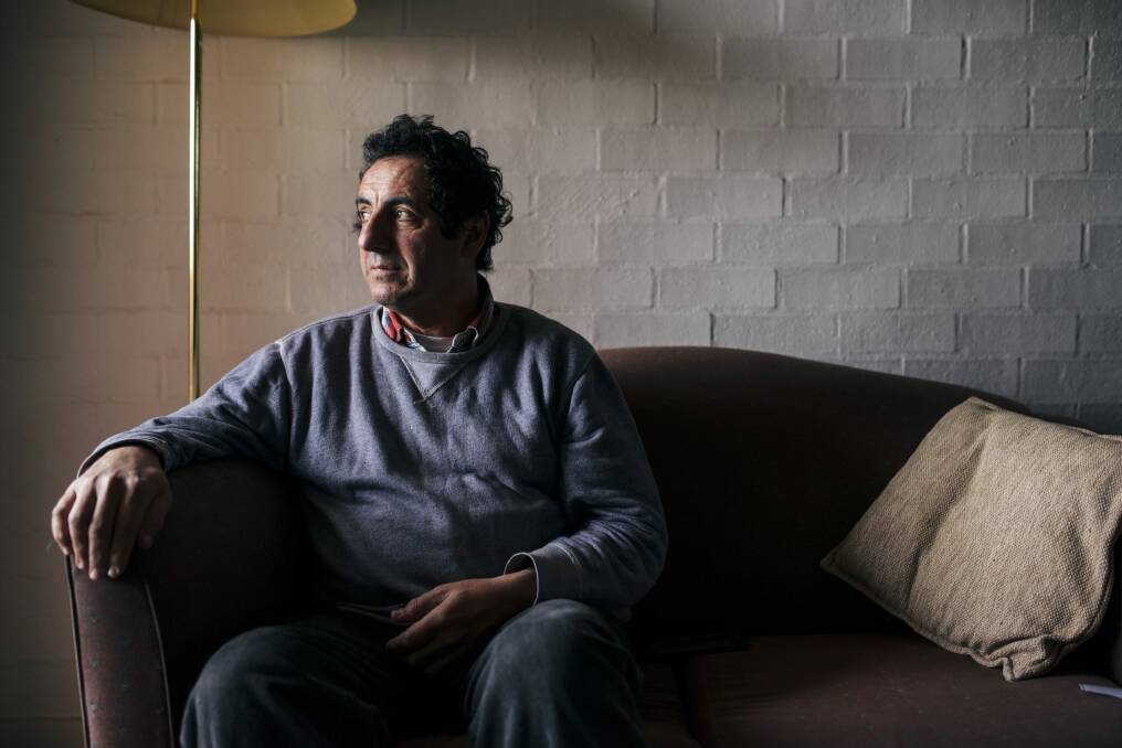 Geoff Bagnall at home at 'HOME' in Queanbeyan. A residence for the mentally ill.  Photo: Rohan Thomson
