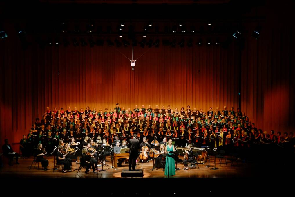 The Canberra Choral Society performance of Messiah had the requisite heavenly touches. Photo: Hou Leong