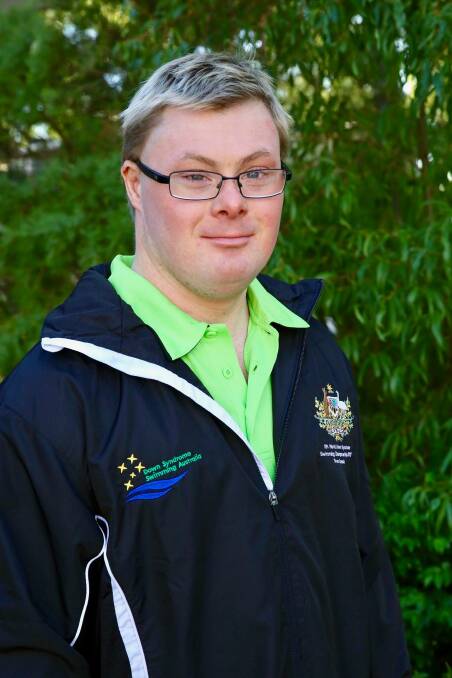 Swimmer Jack Dixon will compete in his third Down Syndrome World Swimming Championships in Canada. Photo: Facebook - Down Syndrome Swimming Australia