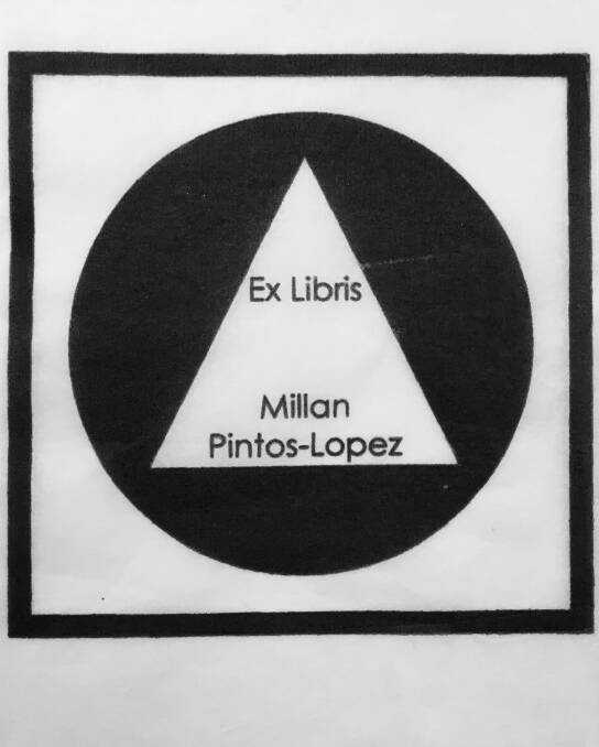Ex Libris: Millan Pintos Lopez. Photo: supplied