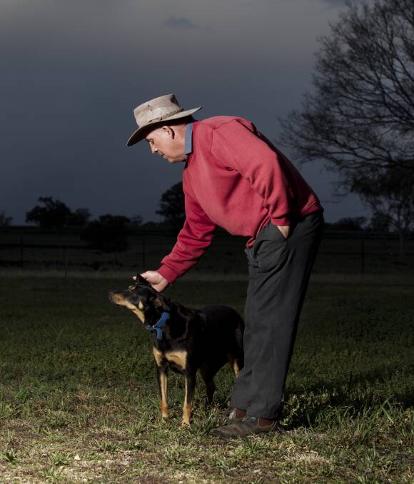 John Williams at his home in Inverell.  Photo: Louie Douvis