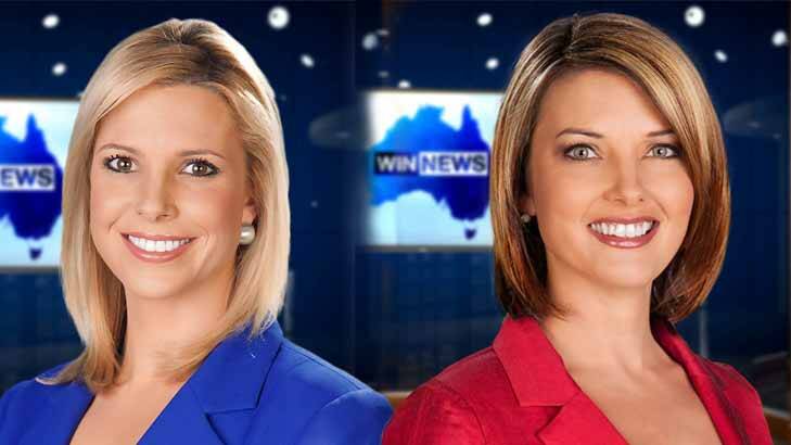 The replacements ... Amy Dugan and Kerryn Johnston are WIN Canberra's new sports and news presenters.
