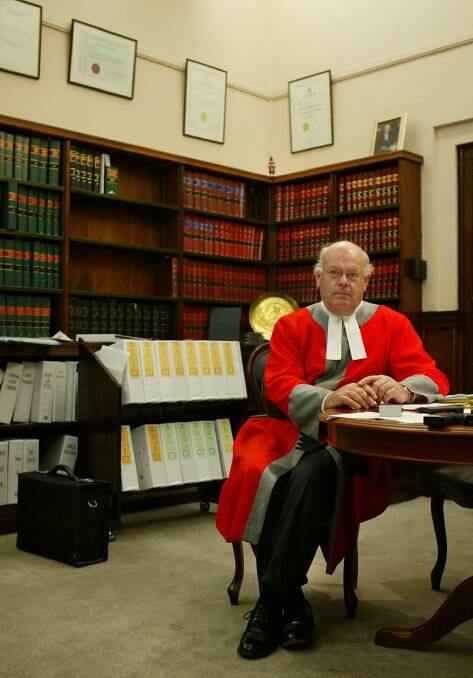 Former Victorian Supreme Court judge Murray Kellam QC in 2004. Photo: Wayne Taylor WMT