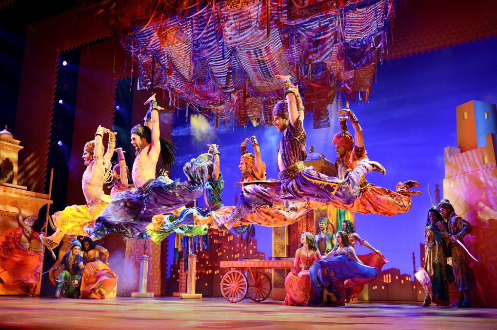 Aladdin promises to be a visual spectacular with vibrant costumes, extravagant sets and fireworks. Photo: Supplied - Deen van Meer