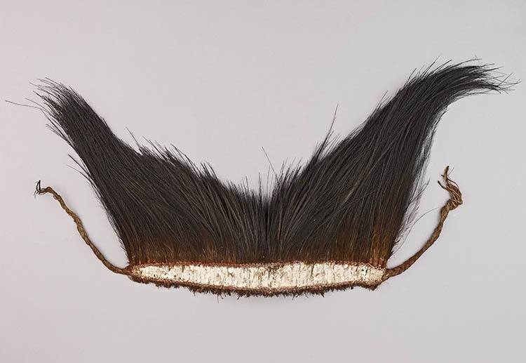 Part of Kebisu's samera (headdress) collected on Tudu from Maino by Alfred Cort Haddon in 1888. Photo: The Trustees of the British Museum.