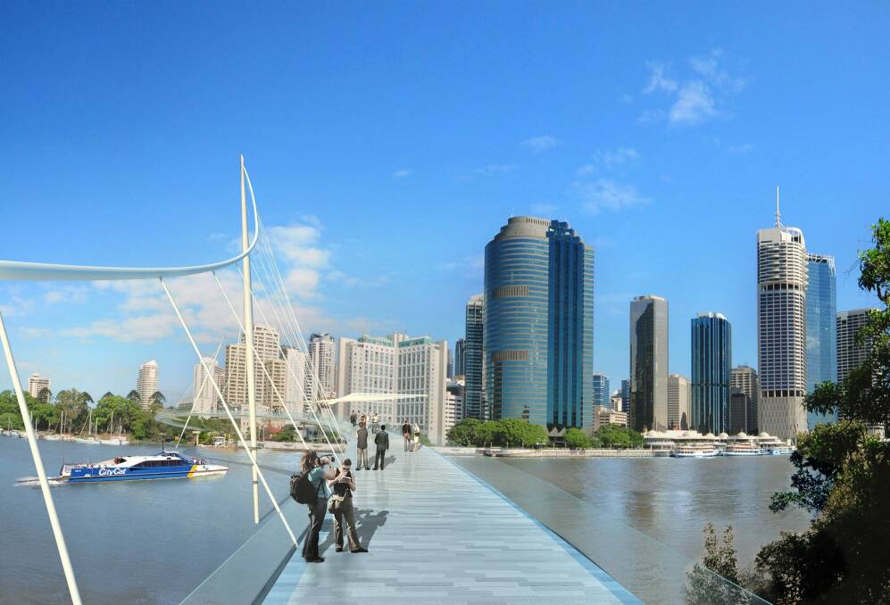 The business case for Kangaroo Point Bridge will commence in 2018-19. Photo: Richard Kirk Architect