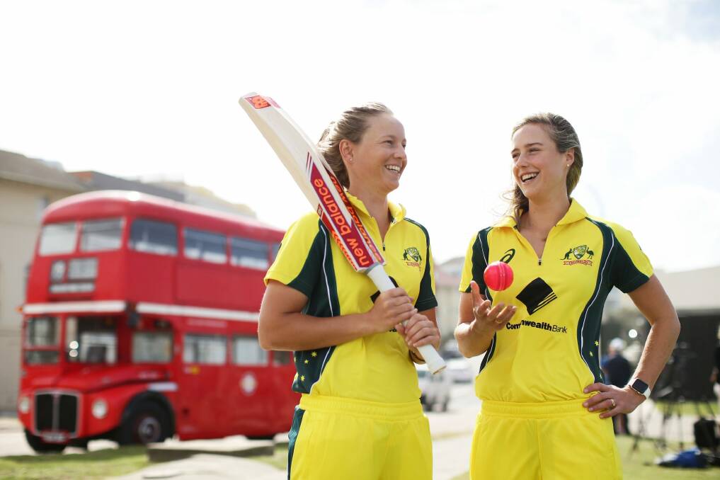 Meg Lanning and Ellyse Perry are looking to secure Australia's seventh World Cup title. Photo: Cricket Australia/Getty Images