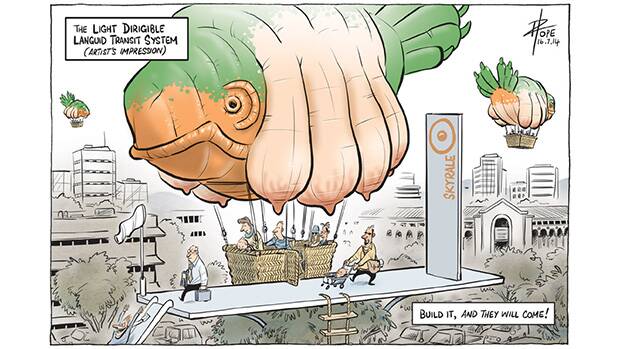 The Canberra Times editorial cartoon for July 16, 2014. Photo: David Pope
