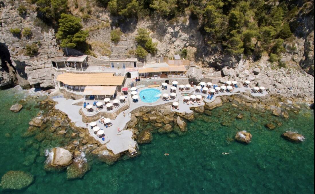 The luxurious Grand Tritone Hotel on Italy's Amalfi coast where three industrial  commissioners attended the eight-day event. Photo: TripAdvisor