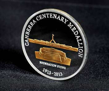 The Canberra Centenary Medallion. Photo: Jay Cronan