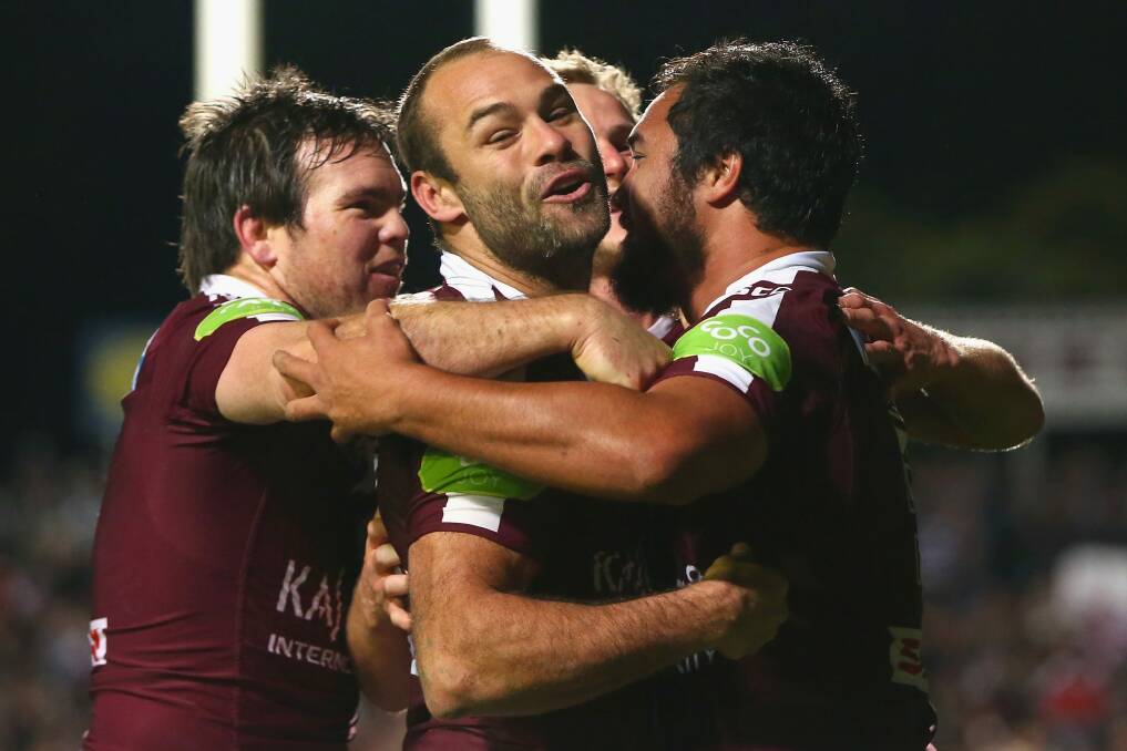 The Raiders will also need to be wary of veteran fullback Brett Stewart. Photo: Getty Images