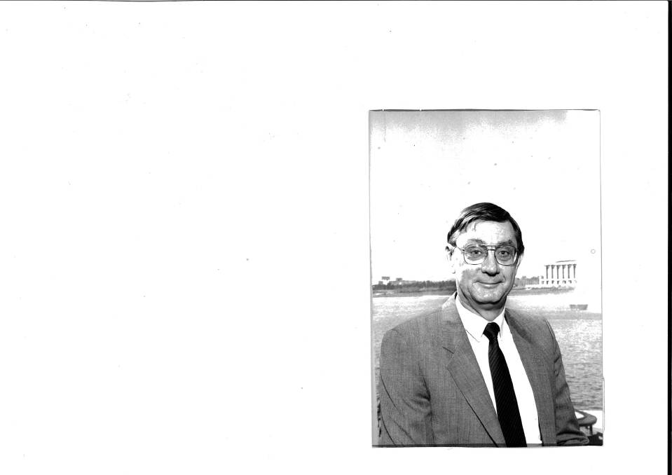 ACT City Manager John Turner pictured in 1988. Photo: Fairfax Media