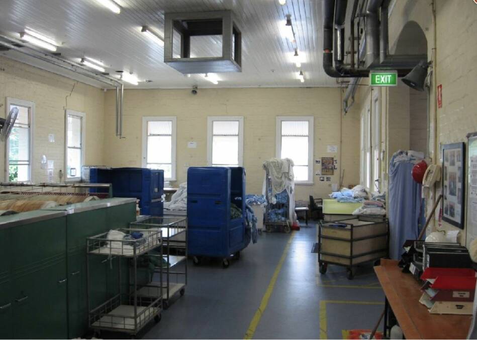 Inside the Holy Cross Laundry, taken in 2007. Photo: Queensland state government heritage branch staff.