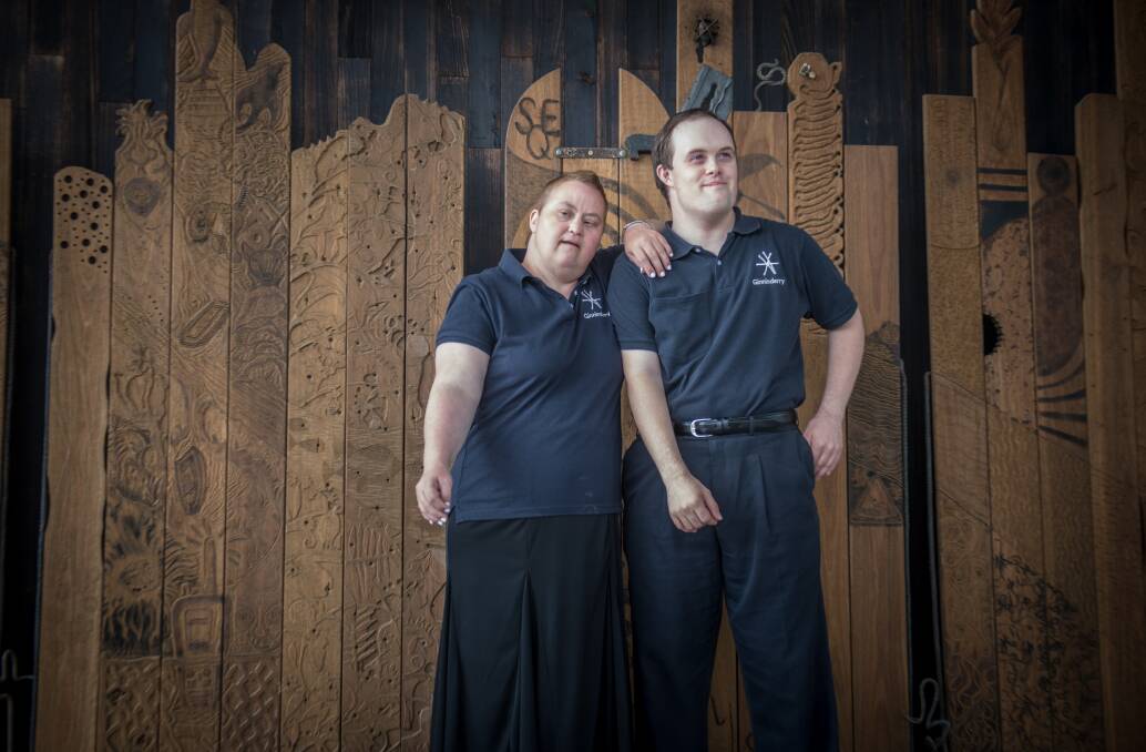 Ginninderry employees Kathryn Rodwell and Peter Bartholomew are valued members of their team. Photo: Karleen Minney