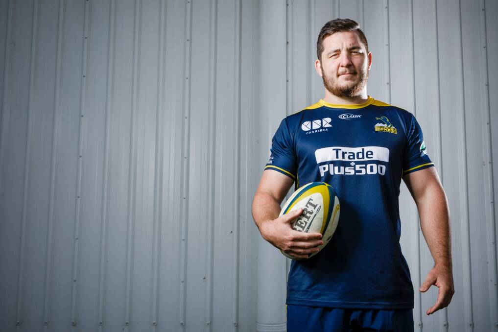Connal McInerney has been called in as a reinforcement for the Brumbies in South Africa. Photo: Sitthixay Ditthavong