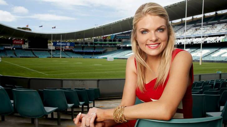 Channel Nine reporter and <i>The Footy Show </i>panelist and former Canberran Erin Molan.