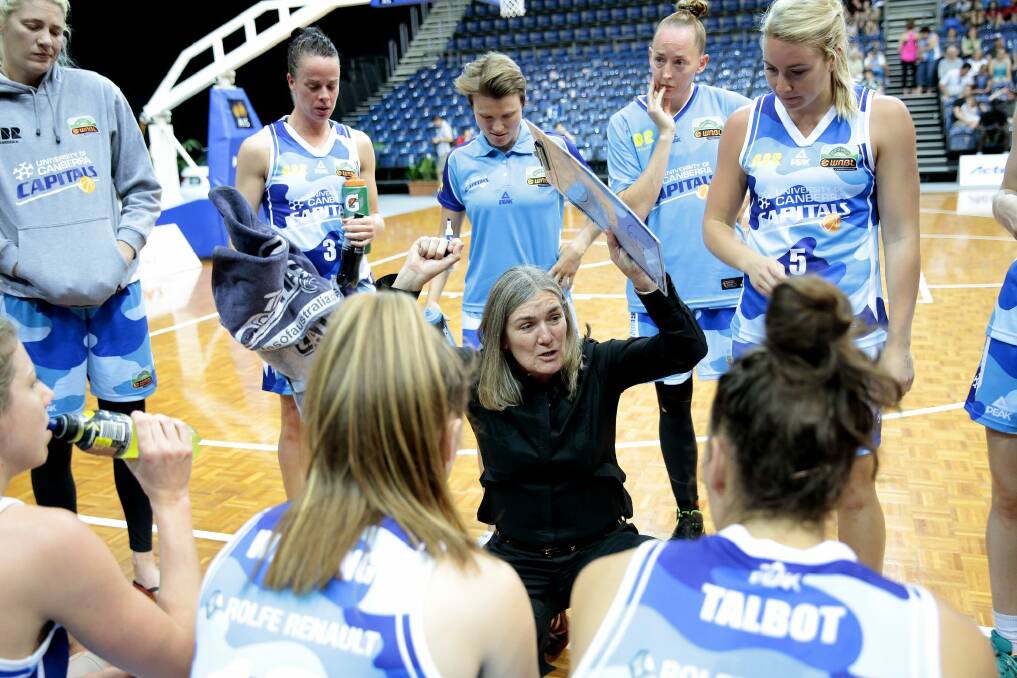Canberra Capitals coach Carrie Graf wants to see a three-game series for the WNBL grand final. Photo: Jeffrey Chan