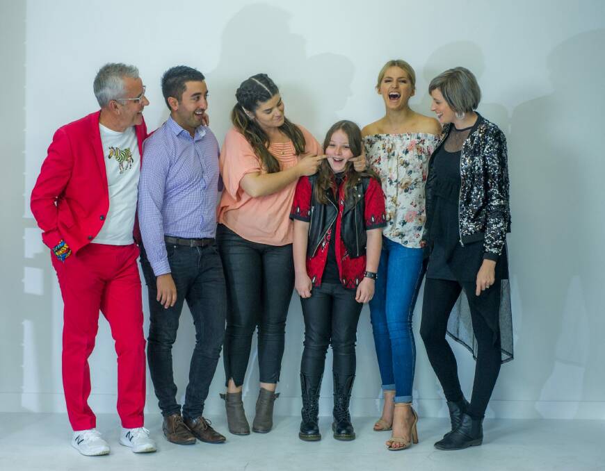 Some of Canberra's reality TV stars gathered for a special photo shoot for The Canberra Times - and instantly bonded. Photo: Karleen Minney