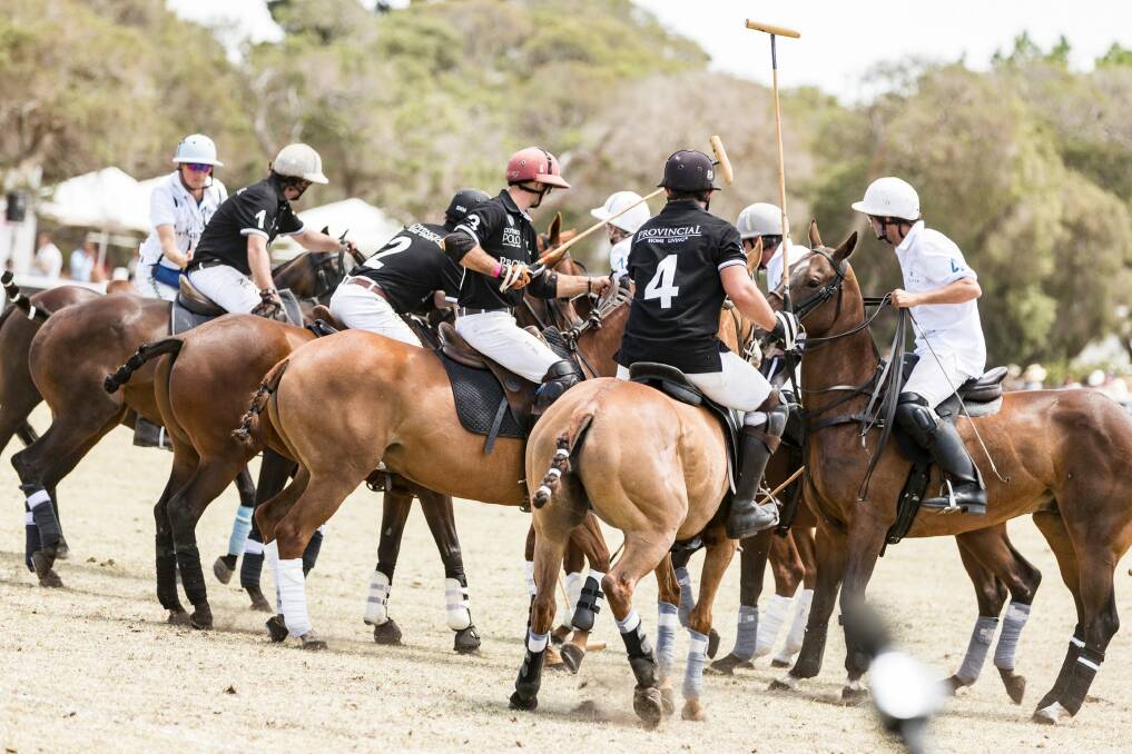 The Portsea Polo on Saturday was one of the last events of the holiday calendar. Photo: Christopher Hopkins
