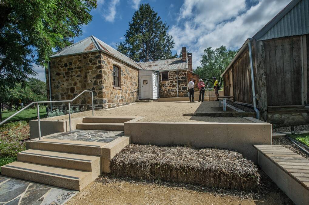 New paving and a handrail have been added to Blundells Cottage as part of its landscaping masterplan. Photo: Karleen Minney