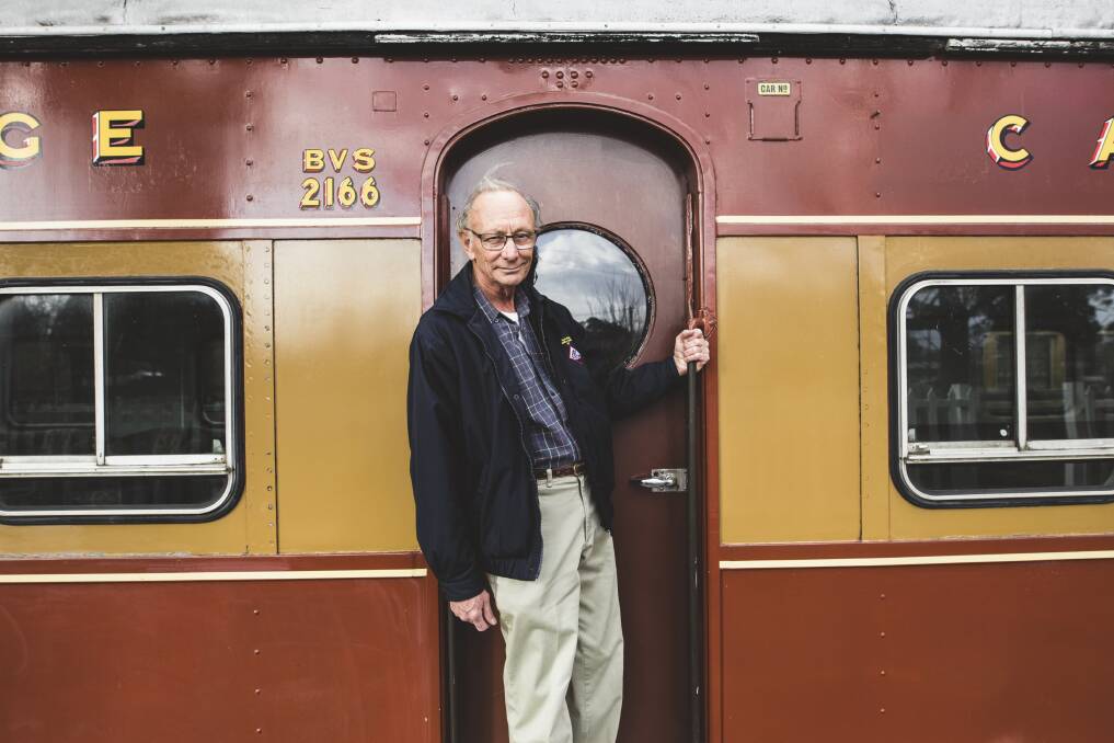 John Cheeseman, director of The Canberra Railway Museum. Photo: Jamila Toderas