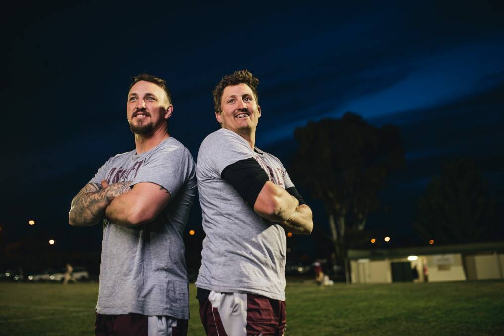 Troy Whiley and Josh Ayers wants to bury heartache. Photo: Rohan Thomson
