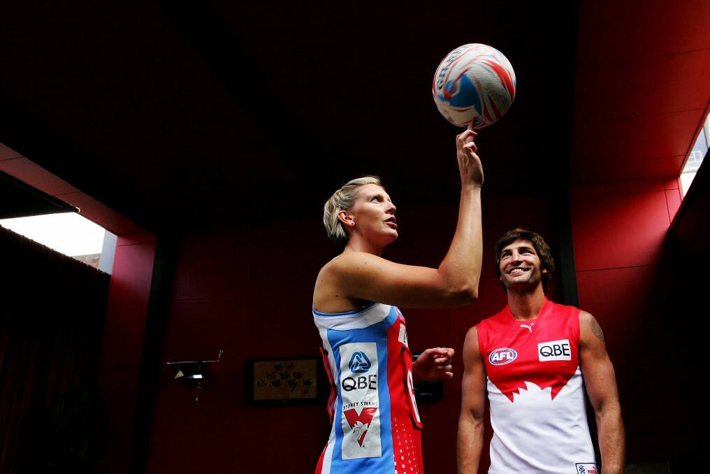 The NSW Swifts and Sydney Swans have a relationship and the GWS Giants will have an alliance with a new Sydney team. Photo: Lisa Maree Williams