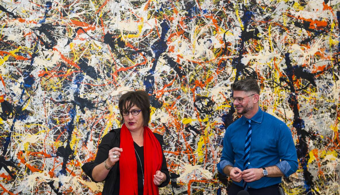 Senior curator of international art Lucina Ward and director Nick Mitzevich at the National Gallery of Australia.  Photo: Elesa Kurtz