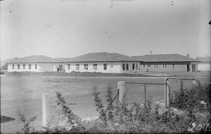 Gornman House while it was still under construction. Photo: National Archives of Australia