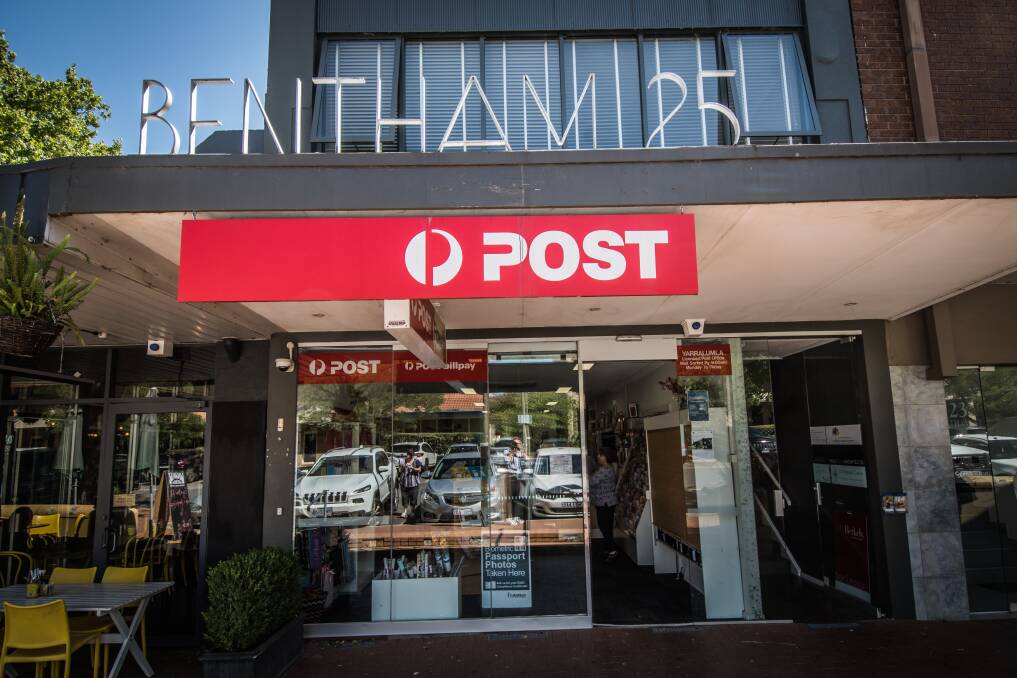The operator of the Yarralumla post office says high rent is forcing him to walk away from the struggling business, pictured, which will close at the end of March if no buyer is found. Photo: Karleen Minney