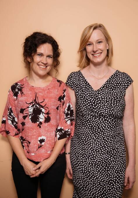 Annabel Crabb and Leigh Sales are the women of Chat 10, Looks 3. Photo: Daniel Boud