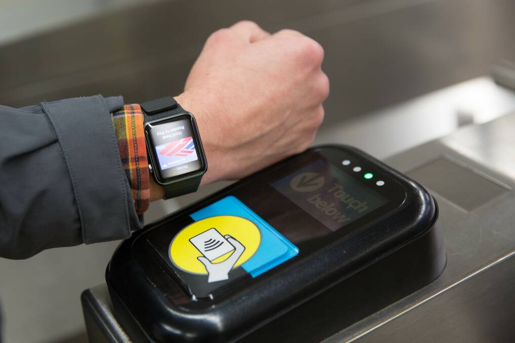 People will be able to pay for public transport using their bank cards or smart watches under a new Queensland ticketing system. Photo: Cubic