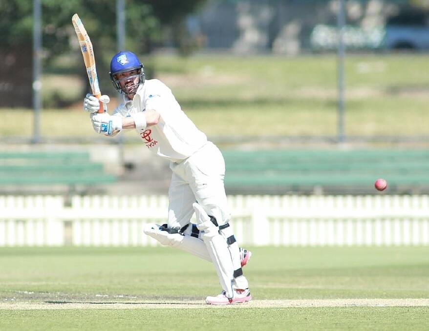 ACT Comets batsman Jono Dean plays a shot against Victoria. Photo: Supplied