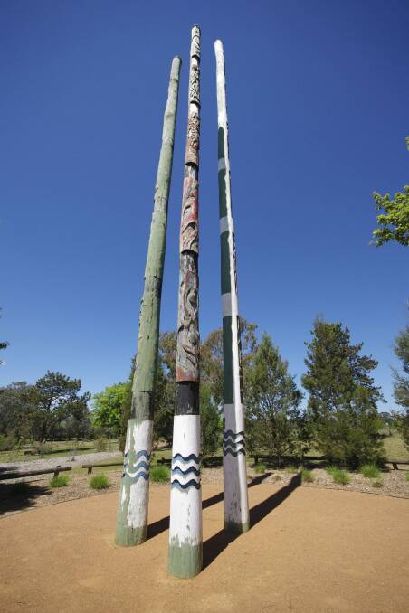 Where in Canberra? last week. Congratulations to Glenn Schwinghamer of Kambah who identified last week's photo as the Pilgrim Poles at the Australian Centre for Christianity and Culture in Barton. Photo: Chris Blunt