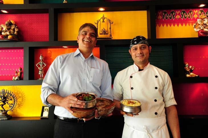 Jewel of India owner Vankatesh Ramachandran (owner) and Chef Anil Uniyal. Photo: karleen minney