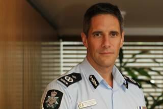 Roman Quaedvlieg as the ACT's Chief Police Officer in 2012. Picture: Katherine Griffiths